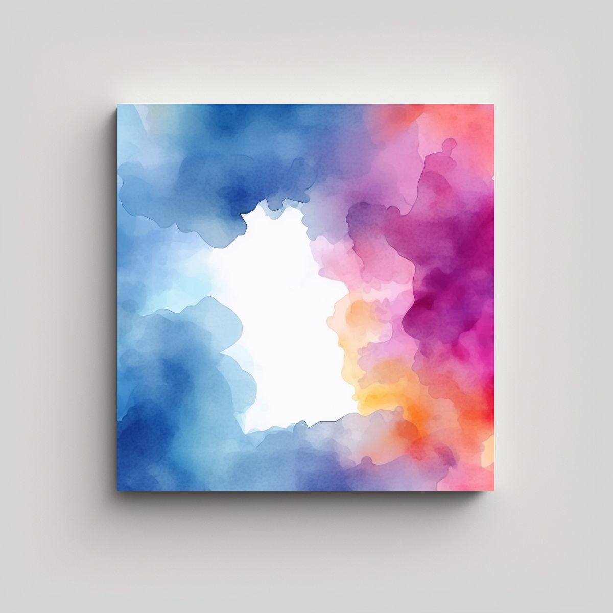 GENERICO - Fondo Acuarela Abstracto Vintage Alegre Para 80x80 Cm