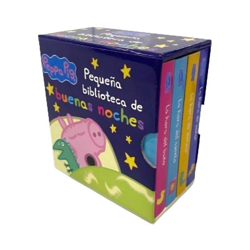 TOP10BOOKS - LIBRO PEPPA PIG PEQUEÑA BIBLIOTECA BUENAS NOCHES / BEASCOA / E HASBRO; E