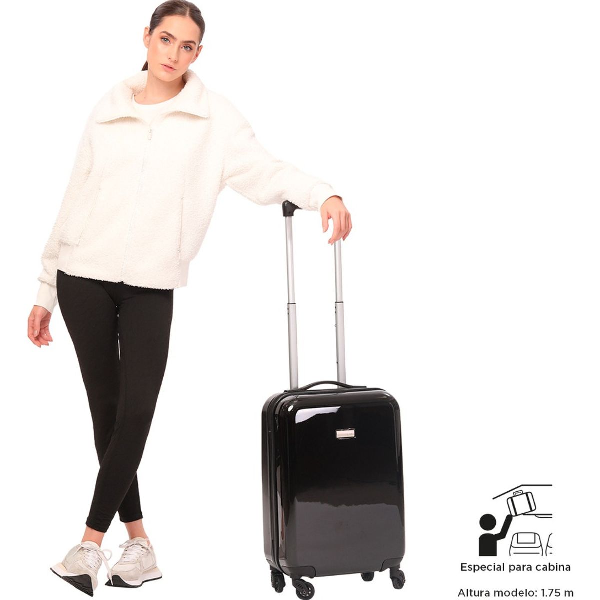 TOTTO - Totto Maleta Cabina Carry On 4 Ruedas 360 Extensible Ind029