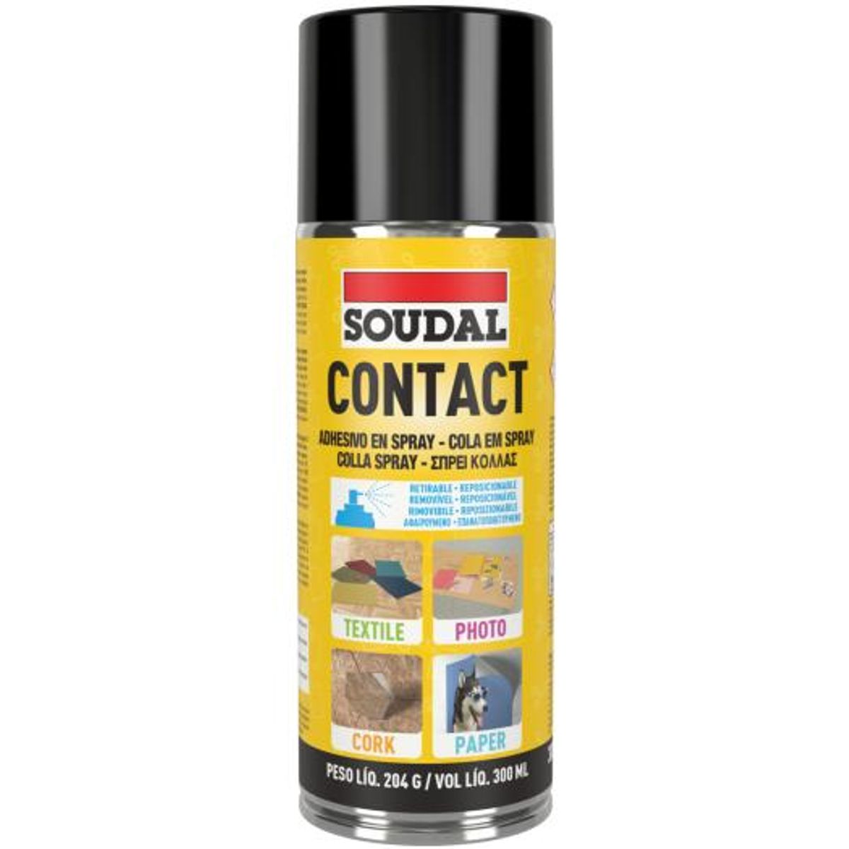 SOUDAL - Adhesivo de Contacto en Spray 300 ml - Soudal