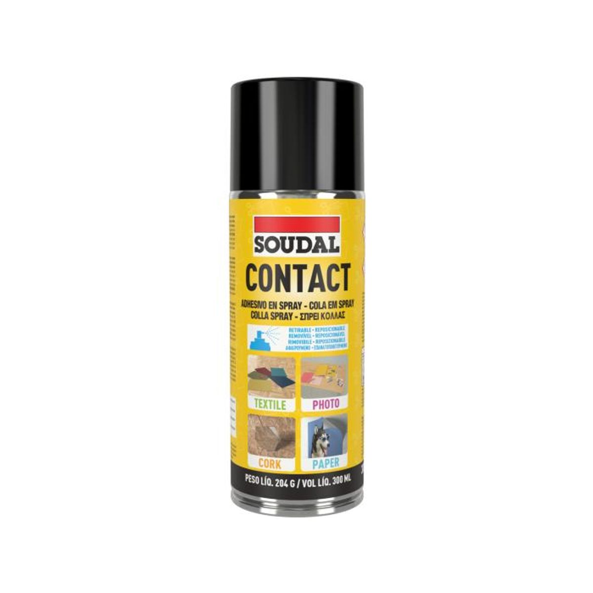 SOUDAL - Adhesivo de Contacto en Spray 300 ml - Soudal