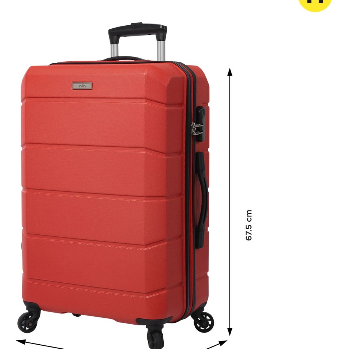 TOTTO - Maleta de Bodega Rigida Totto Carry On 4 Ruedas 360 M RAY242