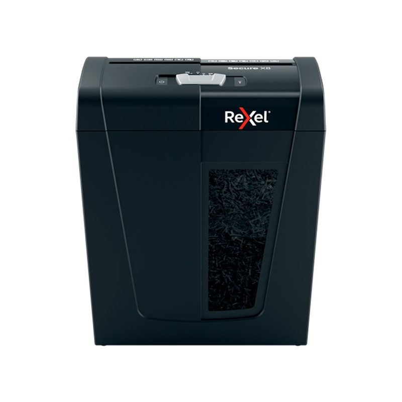 REXEL - Trituradora Rexel Secure X8 Challa 4x40mm P4 8 Hojas 14L