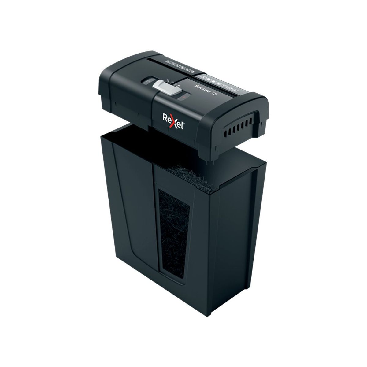 REXEL - Trituradora Rexel Secure X8 Challa 4x40mm P4 8 Hojas 14L