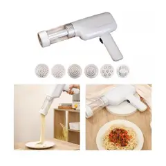 ANGELES DEL HOGAR - Maquina para Hacer Pasta Fideos en Casa Color Blanco