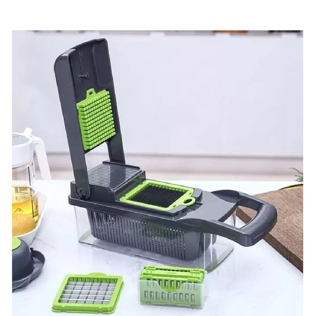 ANGELES DEL HOGAR - Cortador Rallador De Frutas Picador Verduras Manual Cocina