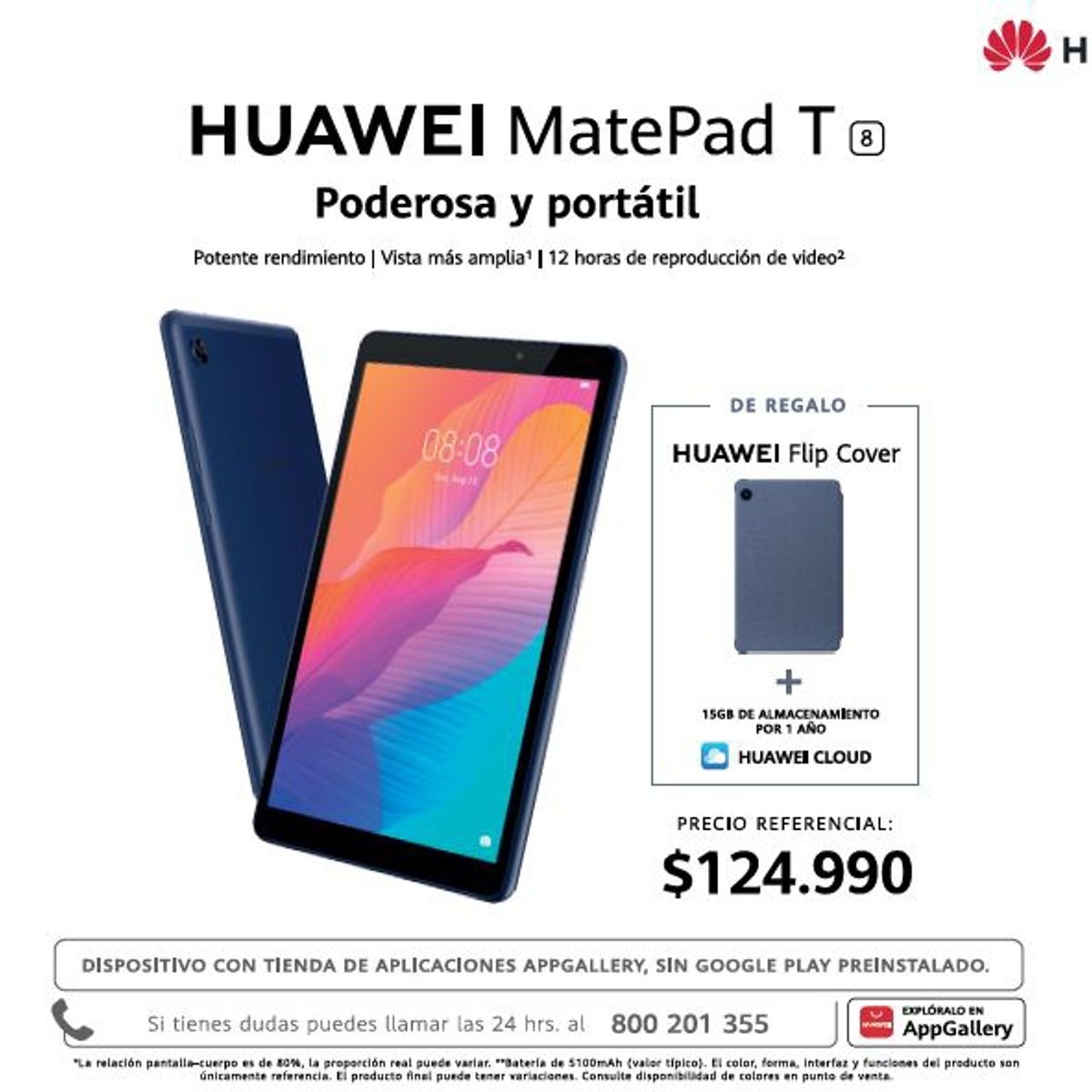 HUAWEI - TAB HUAWEI MATEPAD T8 2G 32G + CAR