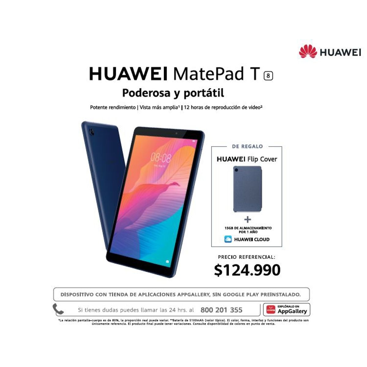 HUAWEI - TAB HUAWEI MATEPAD T8 2G 32G + CAR