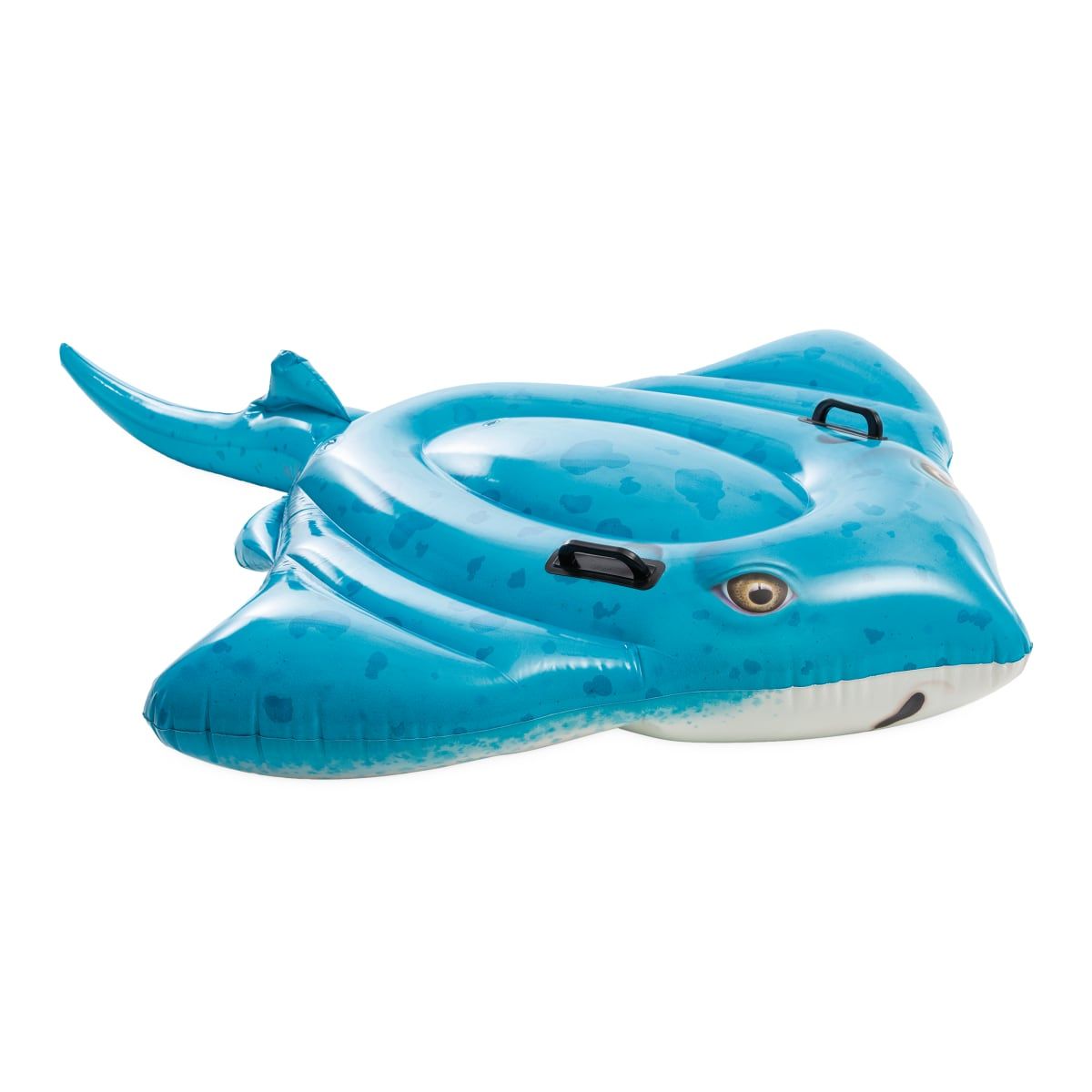 INTEX - Flotador Inflable Montable con Asa INTEX Mantaraya 185x145cm