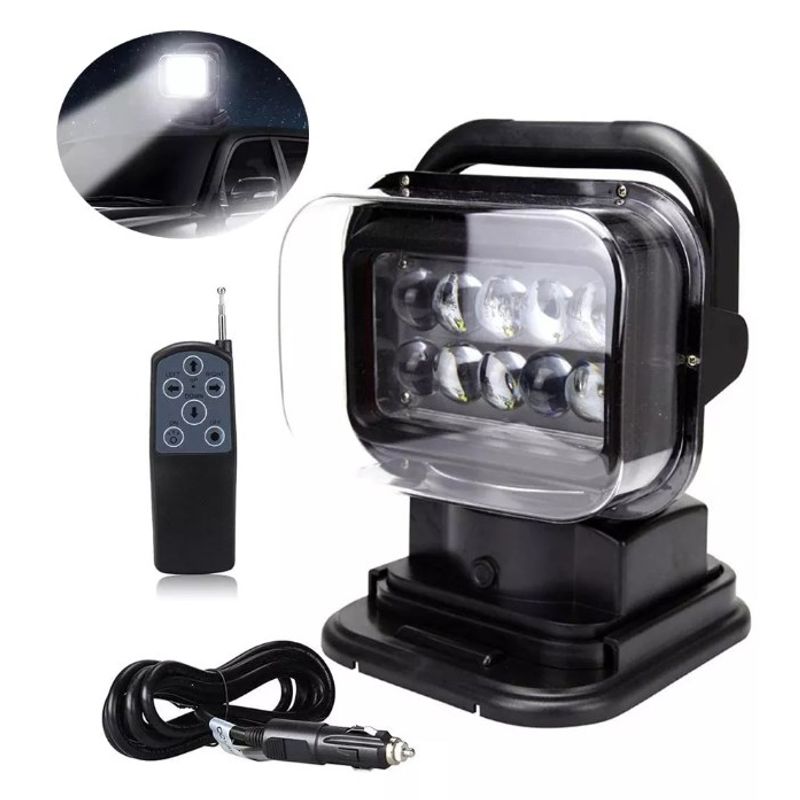 KUANGYE - Foco Busca Camino Led Luz 50w Y Control Remoto