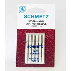 GENERICO - Aguja Schmetz para máquina de coser domestica para cuero 120