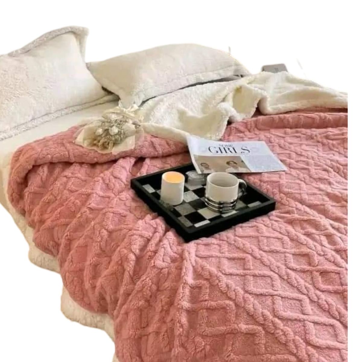 GENERICO - FRAZADA CON CHIPORRO 2 PLAZAS.