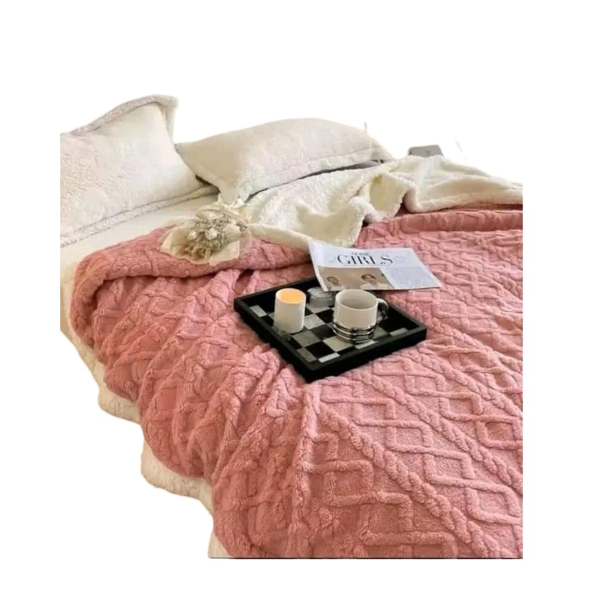 GENERICO - FRAZADA CON CHIPORRO 2 PLAZAS.