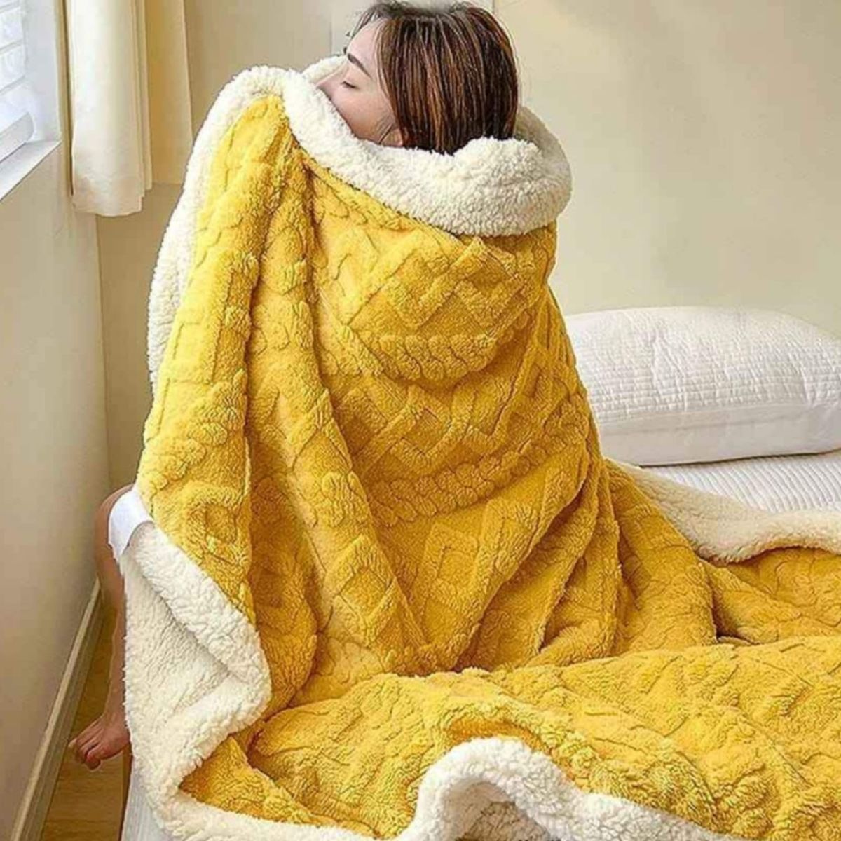 GENERICO - FRAZADA CON CHIPORRO 2 PLAZAS.