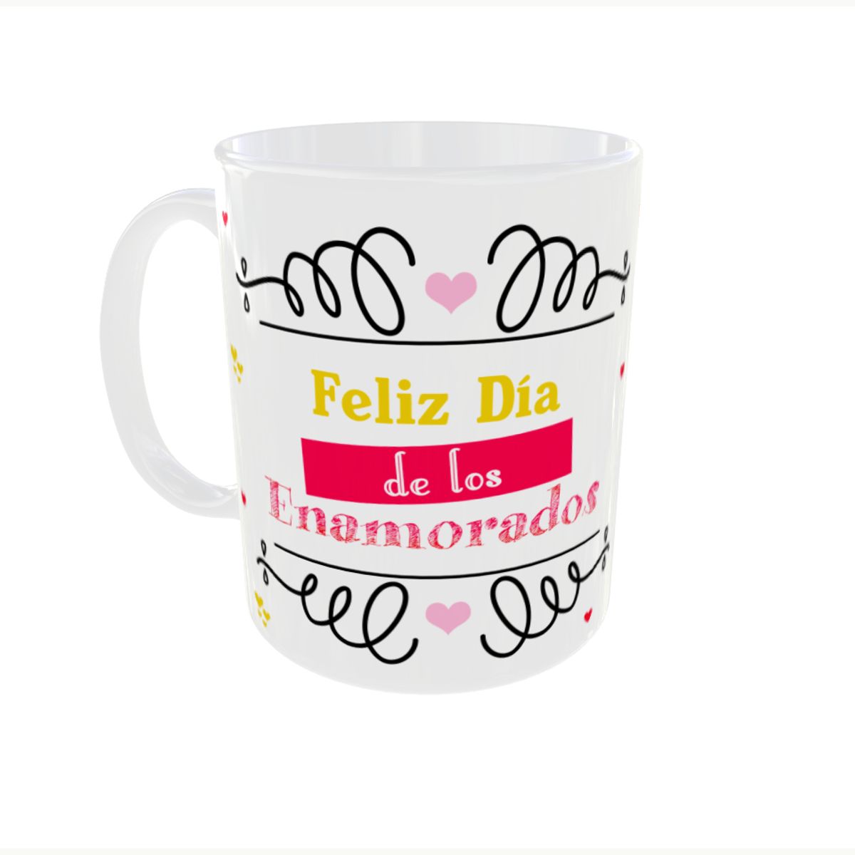 GENERICO - Taza Feliz Día de los Enamorados - Regalo Perfecto de Amor Mod-1