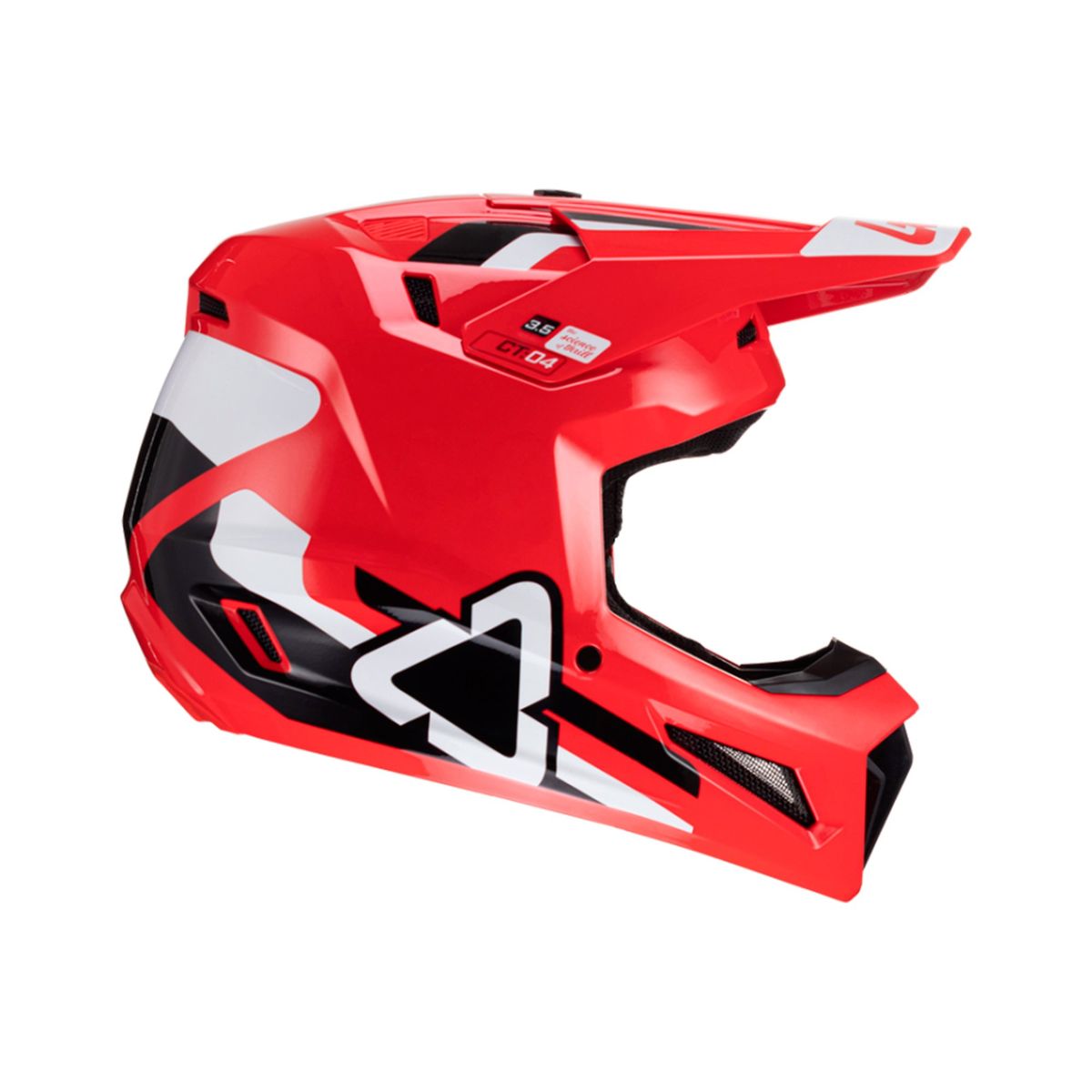 LEATT - Kit Leatt Casco Con Antiparra Moto 3.5 V24 Rojo XL