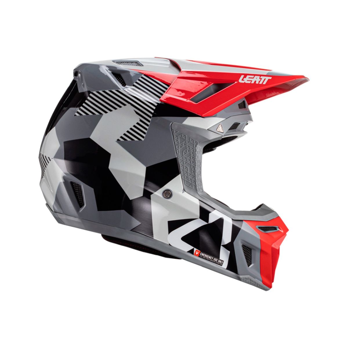 LEATT - Kit Leatt Casco Con Antiparra Moto 8.5 V24 Forge S