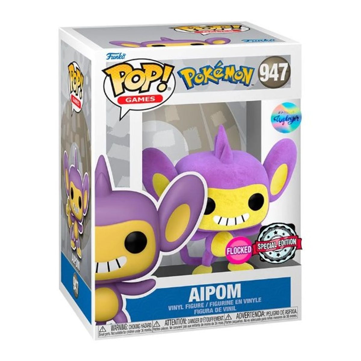 FUNKO - Funko Pop Pokemon Aipom Flocked 947