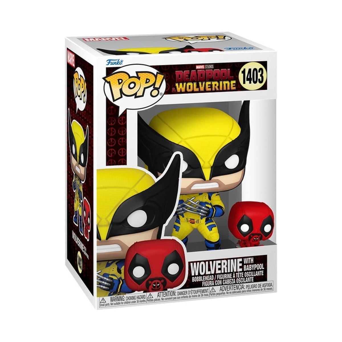 FUNKO - Funko Pop Marvel Deadpool Wolverine y Babypool 1403