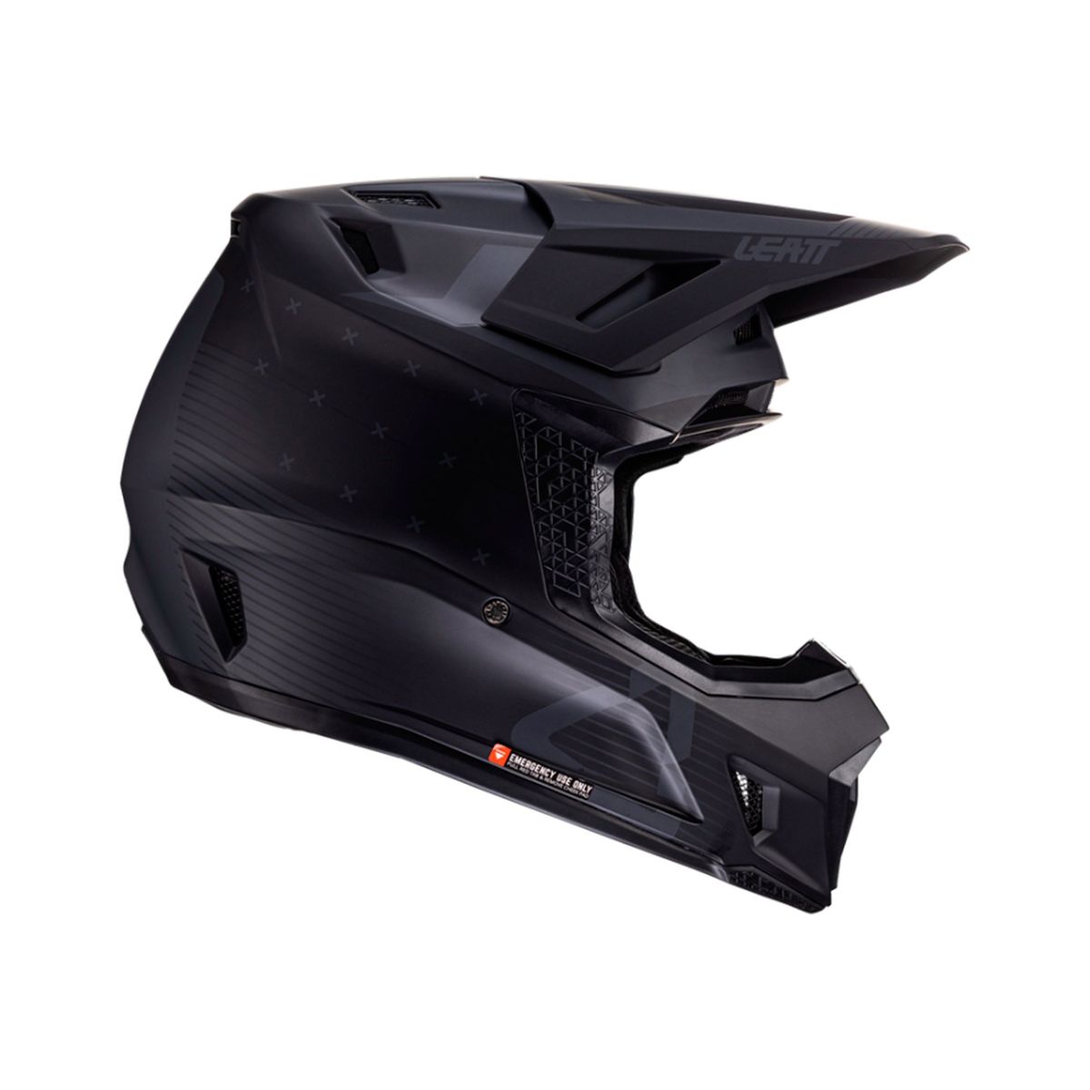 LEATT - Kit Leatt Casco Con Antiparra Moto 7.5 V24 Stealth XXL