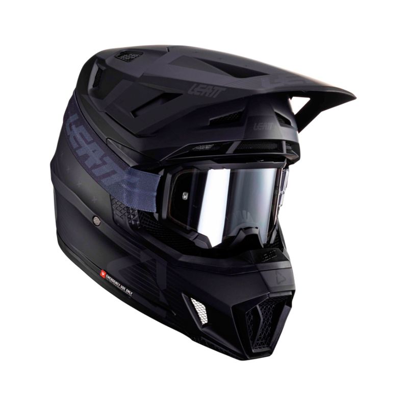 LEATT - Kit Leatt Casco Con Antiparra Moto 7.5 V24 Stealth M