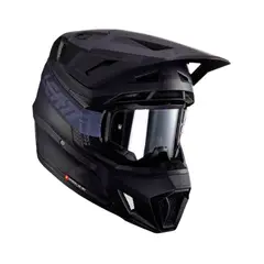 LEATT - Kit Casco Con Antiparra Moto 7.5 V24 Stealth M