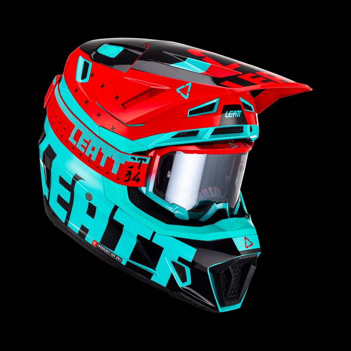 LEATT - Kit Leatt Casco Con Antiparra Moto 7.5 V23 Fuel M