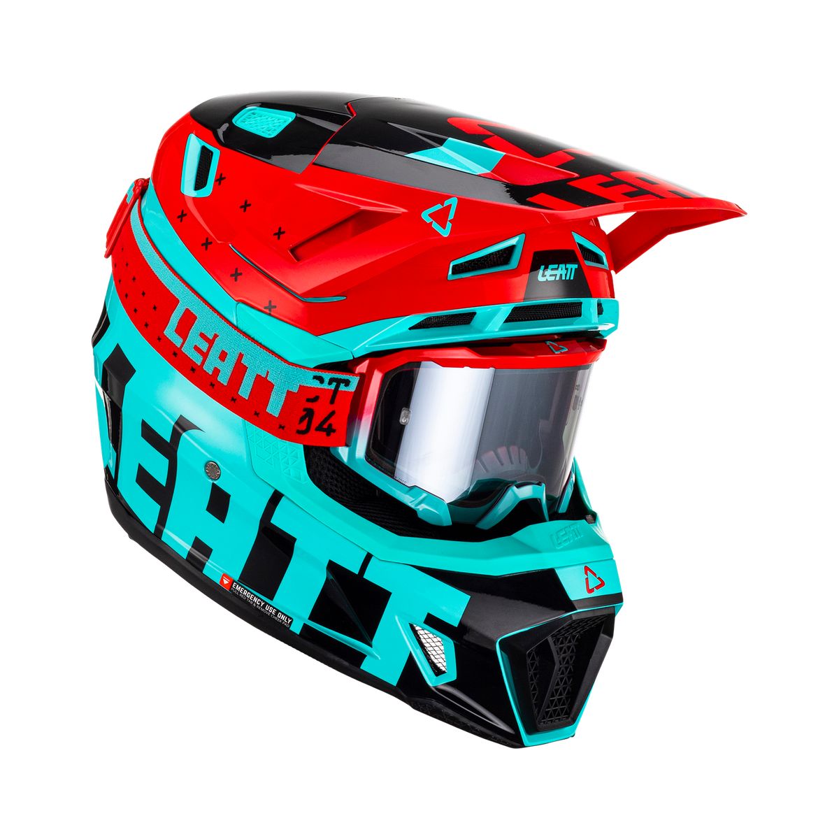 LEATT - Kit Leatt Casco Con Antiparra Moto 7.5 V23 Fuel M