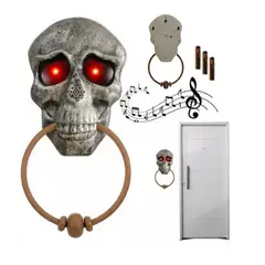 GENERICO - Timbre Para Puerta Calavera Halloween