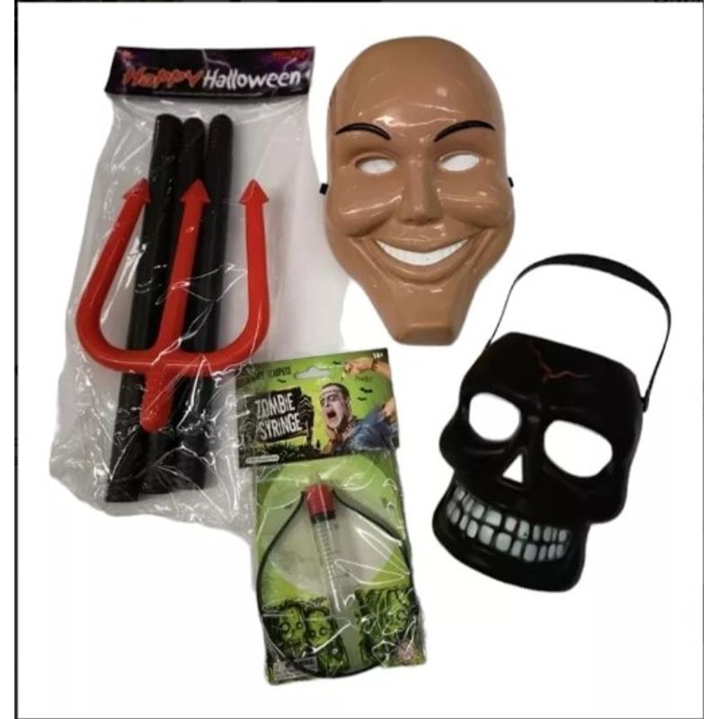 GENERICO - Pack 1 Máscara La Purga Con Accesorios Halloween