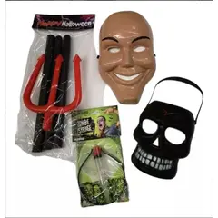 GENERICO - Pack 1 Máscara La Purga Con Accesorios Halloween