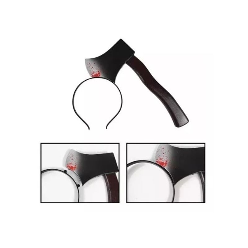 GENERICO - Adorno Halloween Cintillo Hacha