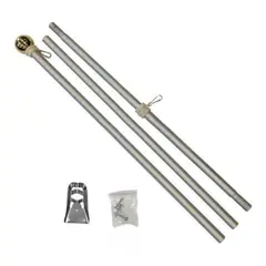 KUANGYE - Soporte De Aluminio Para Banderas De 1m80cm