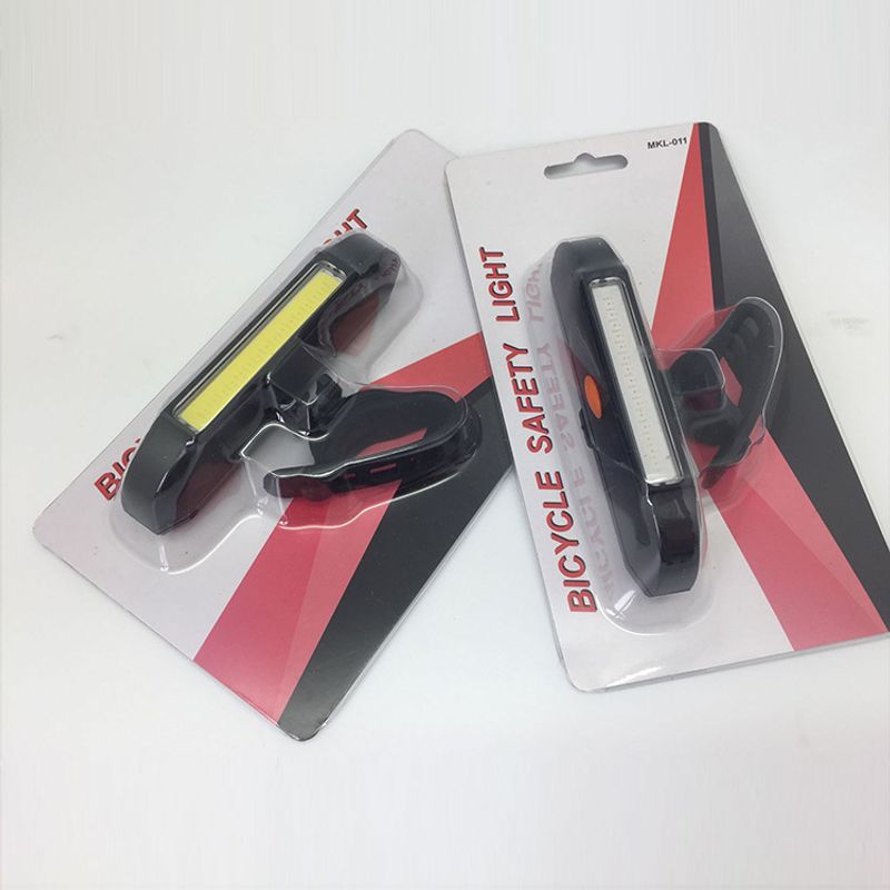 GENERICO - Luz trasera de bicicleta rojo azul usa pila