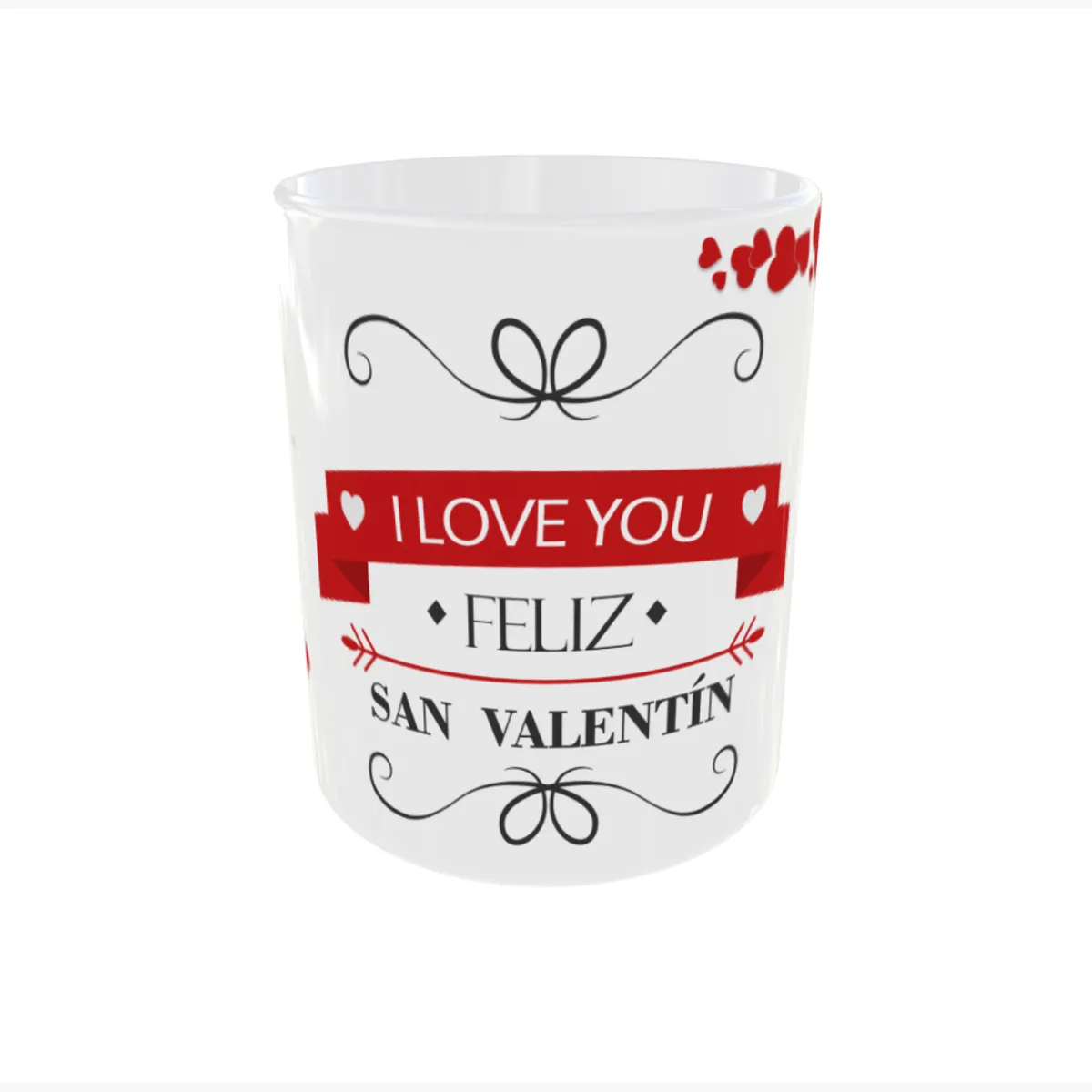 GENERICO - TAZA FELIZ DIA DE SAN VALENTIN - Regalo Perfecto de Amor Mod-4