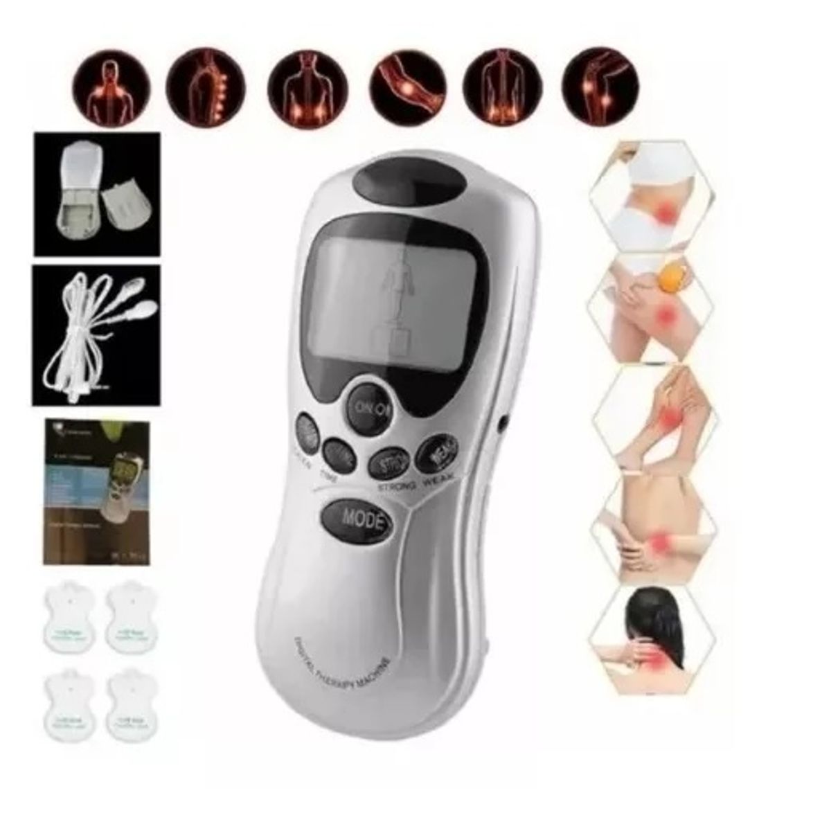 GENERICO - Masajeador Electroestimulador Electrofísico Tonificador Corporal