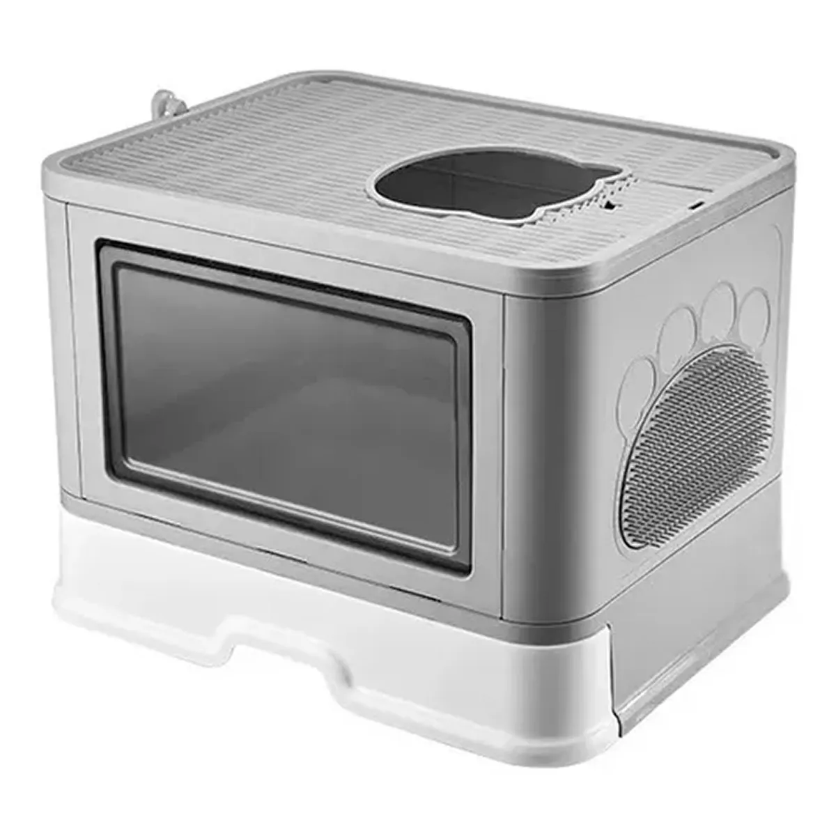 OFERTABKN - Arenero Cerrado Gatos Cupula Baño Sanitario Xl Base Movil