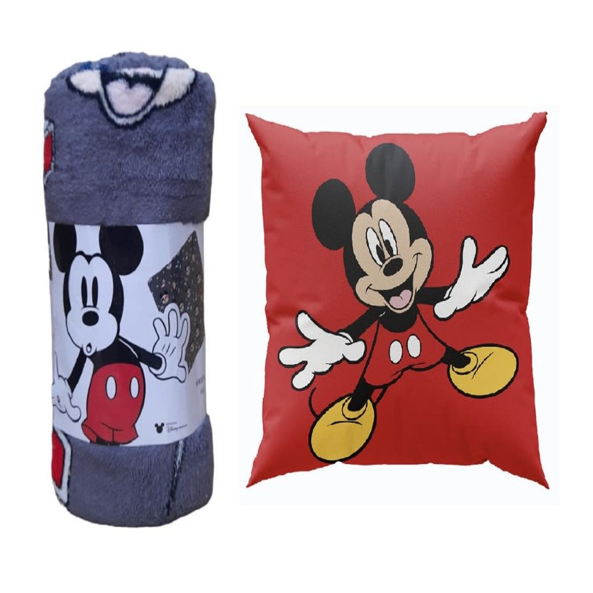 GENERICO - Pack Manta Infantil + Cojín Niño Diseño Animado 19o2