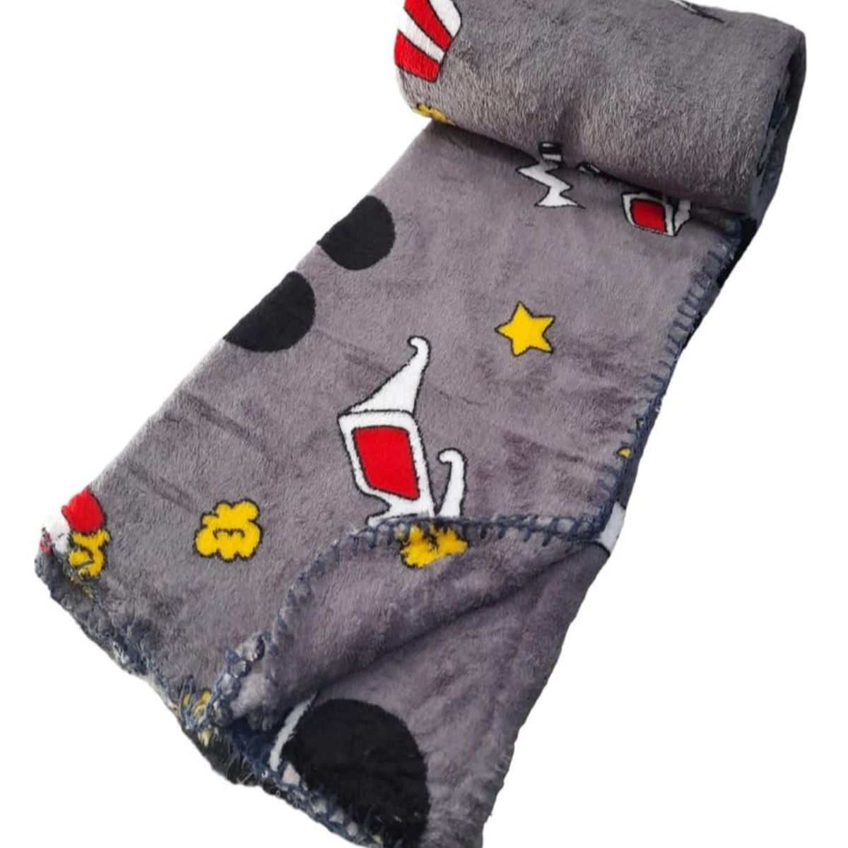 GENERICO - Pack Manta Infantil + Cojín Niño Diseño Animado 19o2