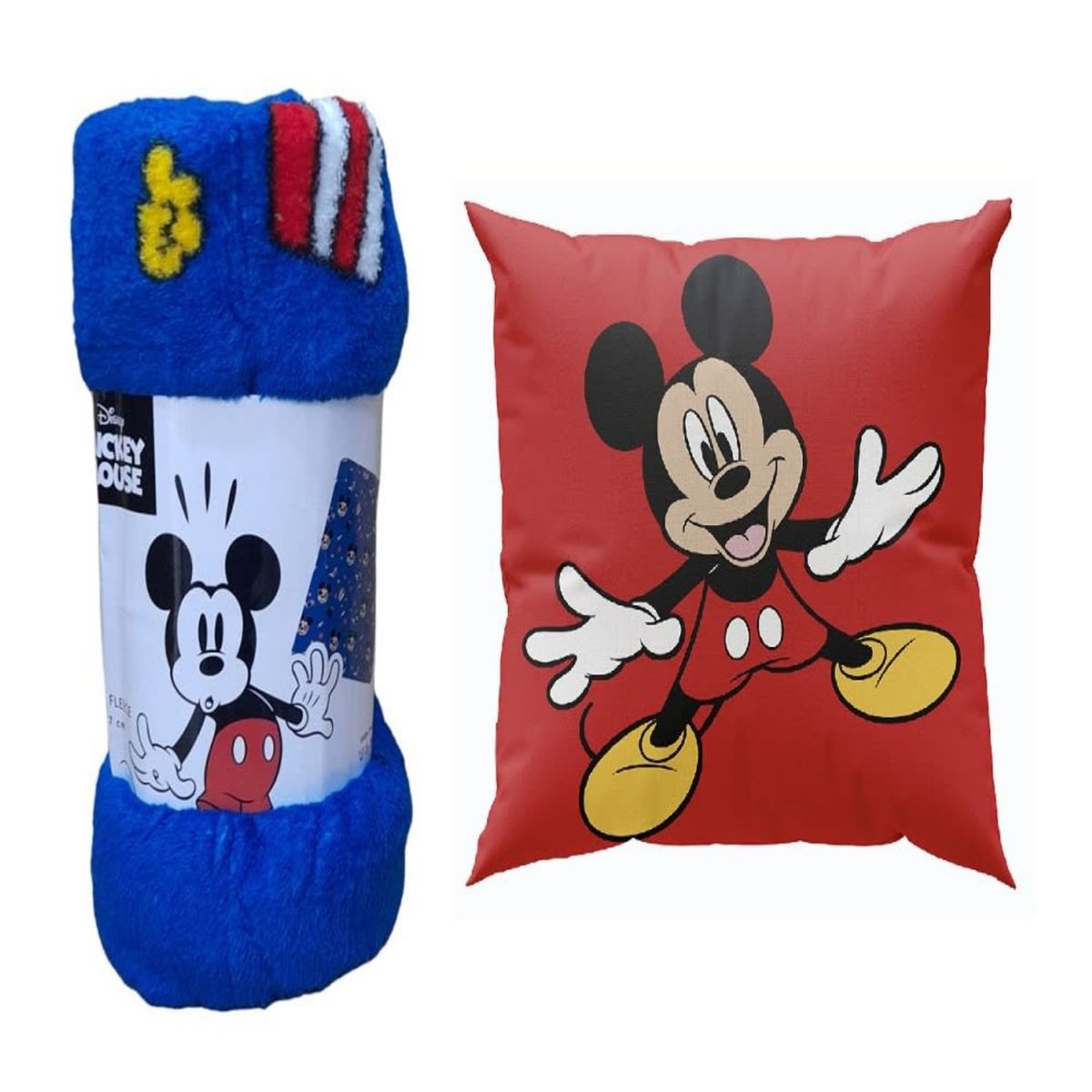 GENERICO - Pack Manta Infantil + Cojín Niño Diseño Animado 19o1