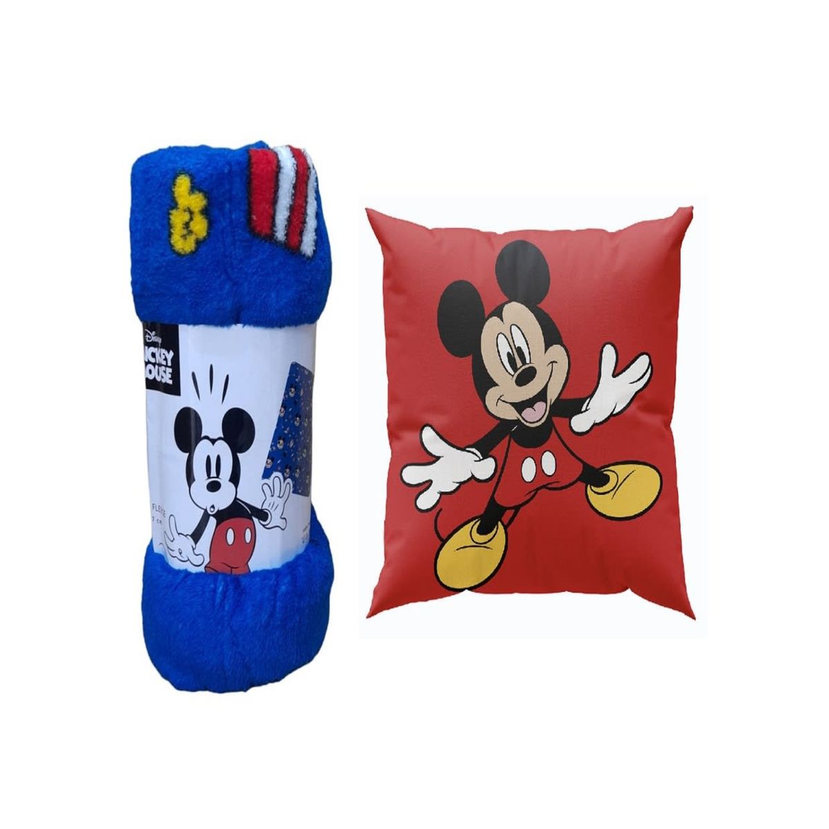 GENERICO - Pack Manta Infantil + Cojín Niño Diseño Animado 19o1