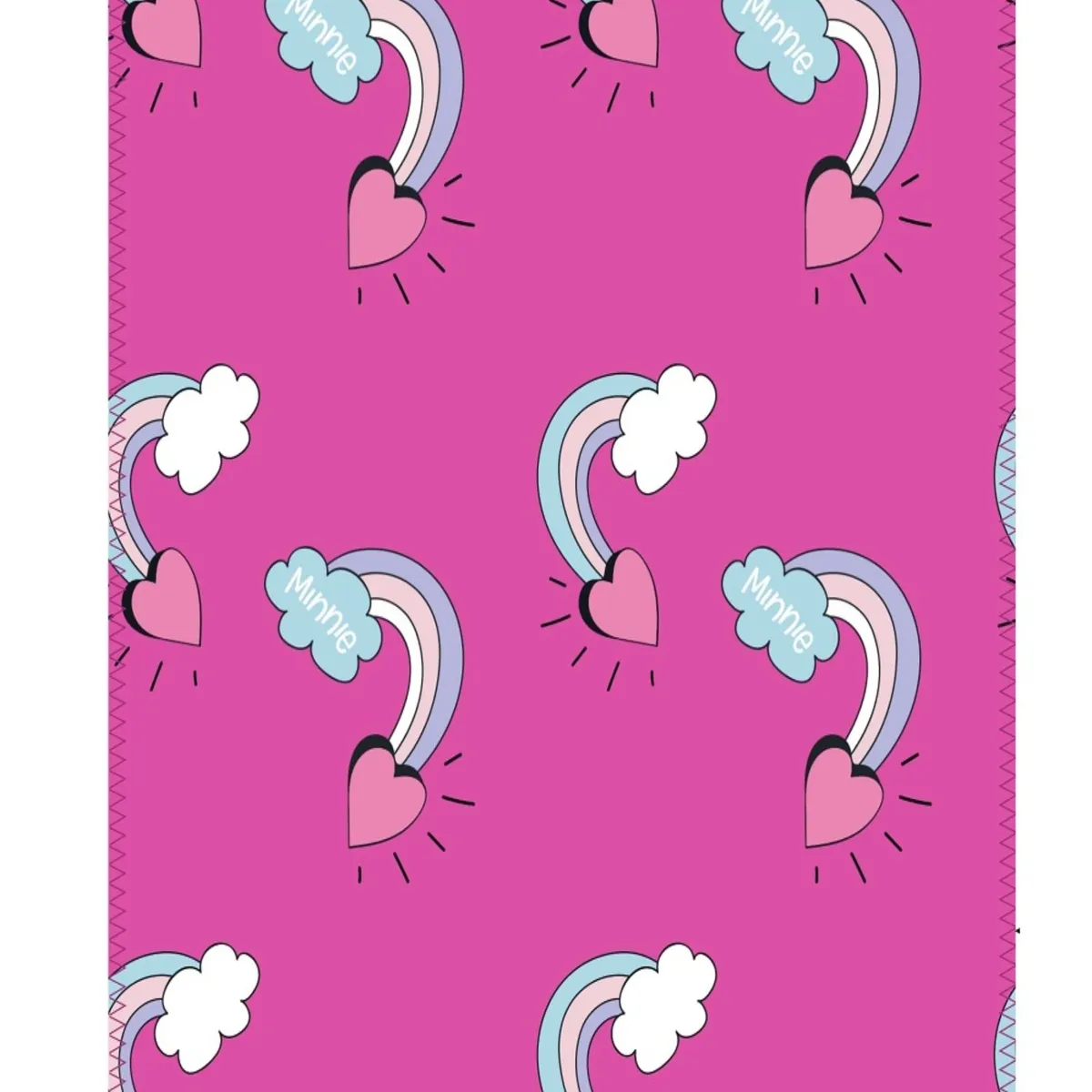 GENERICO - Manta Infantil Niña Diseño Animado 127x152 Suave 19o2