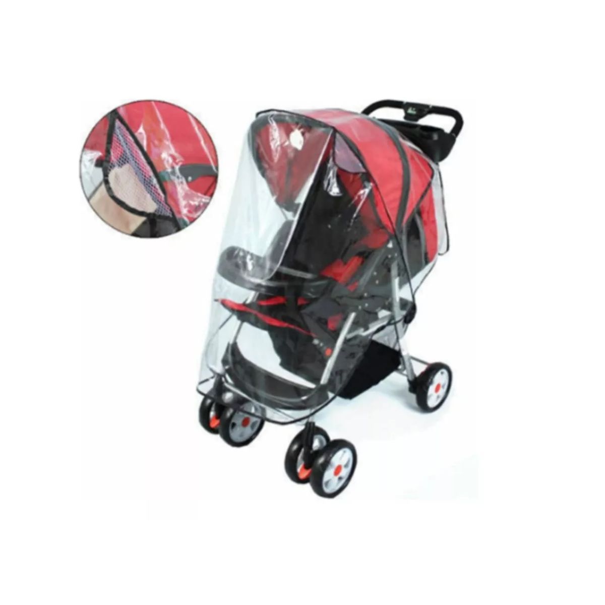 GENERICO - Cubre Coche Protector Impermeable Bebes Lluvia Viento Polvo