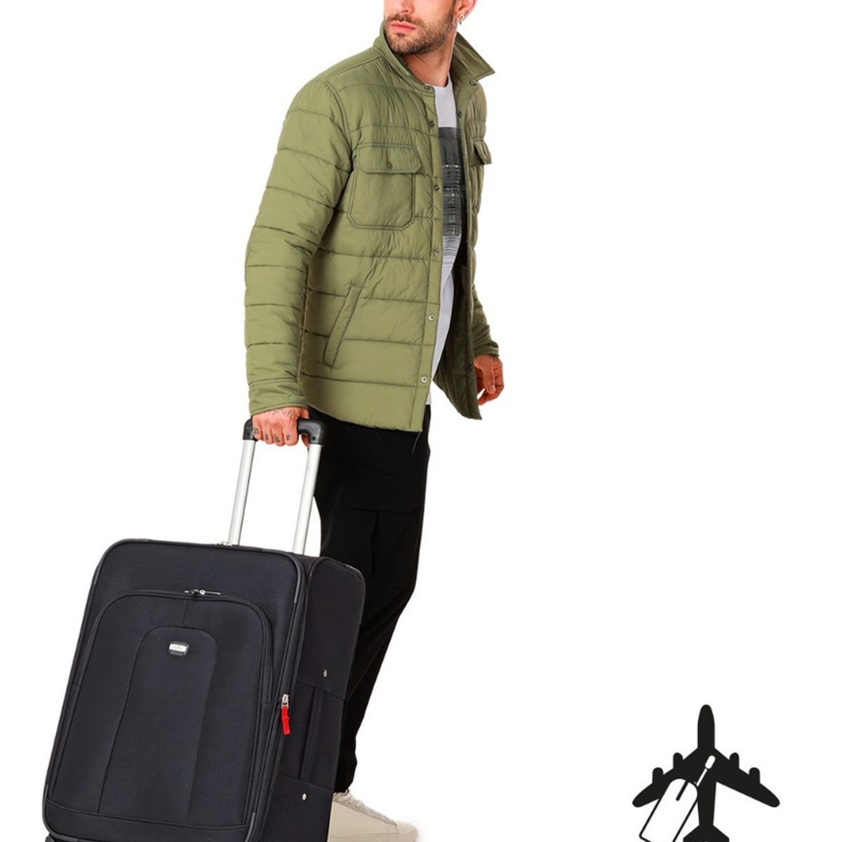 TOTTO - Totto Maleta Viaje 20 Kg Equipaje Mediana Ruedas 360 Adm002