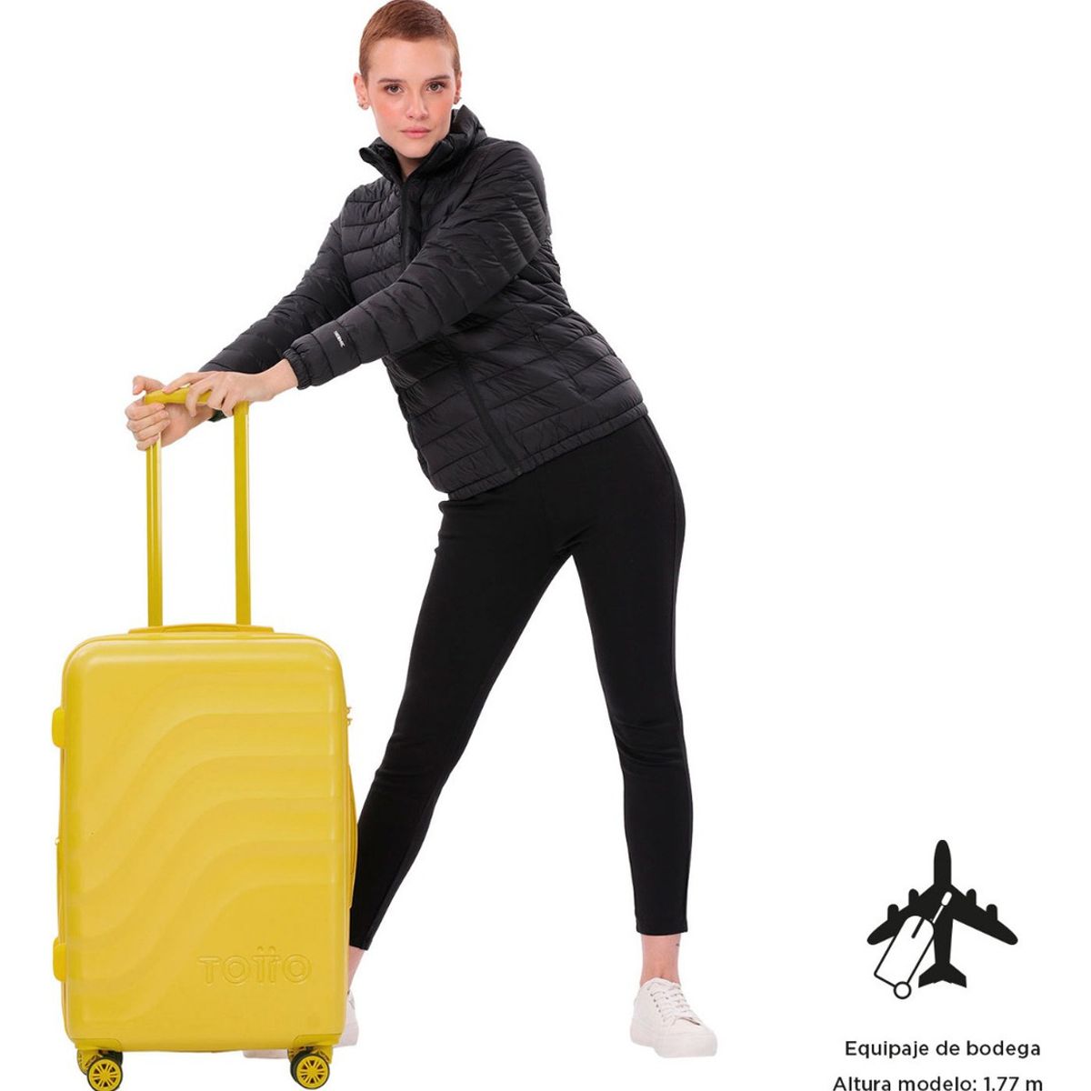 TOTTO - Totto Maleta M Rigida 23Kg Carry On 8 Ruedas 360 BZY001