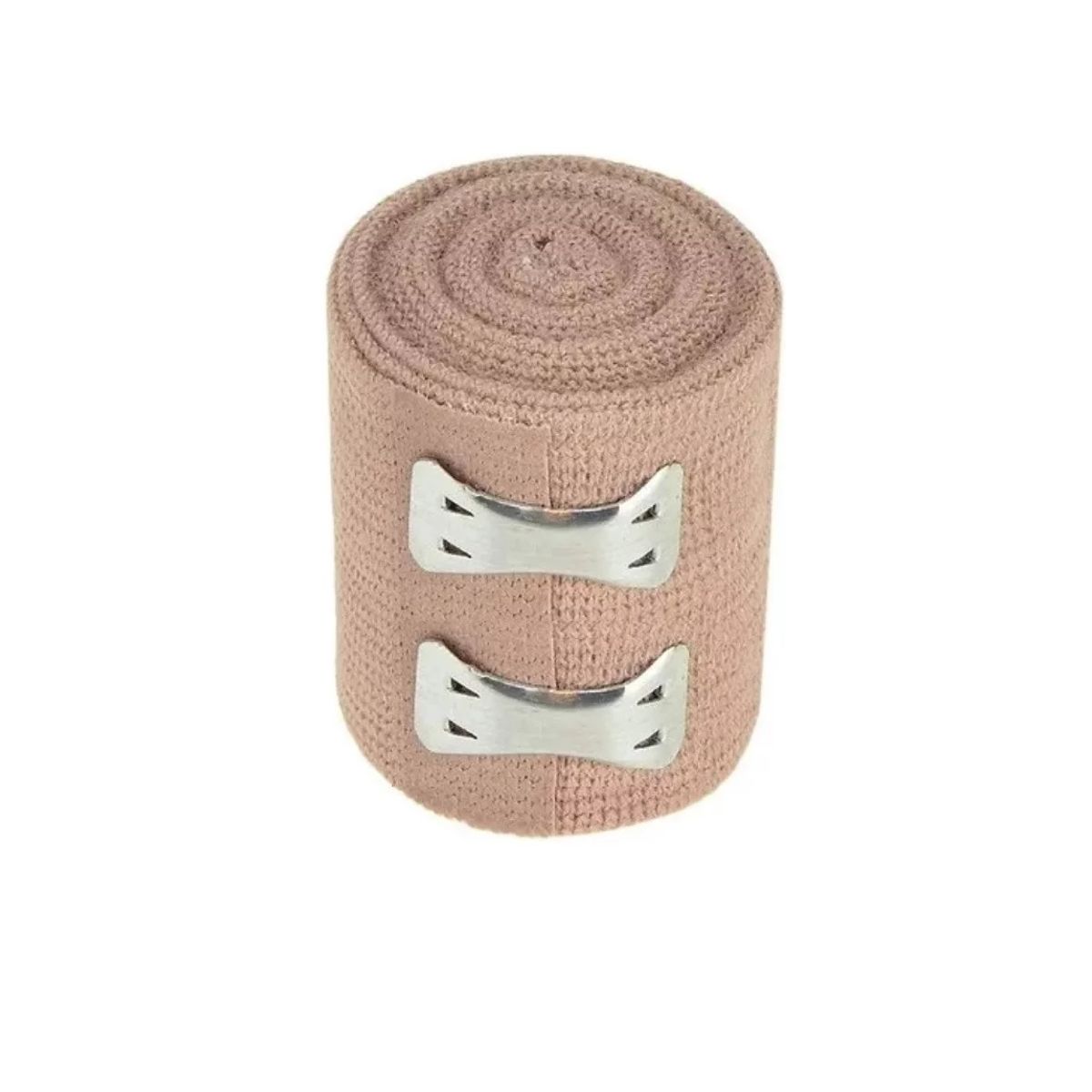 GENERICO - Venda Elástica 7.5 Cm X 4.5 Mt + 2 Gancho Sujetador Unidad
