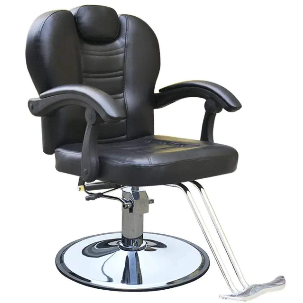 GENERICO - Sillón De Peluquería Reclinable Giratorio Ecocuero Venus