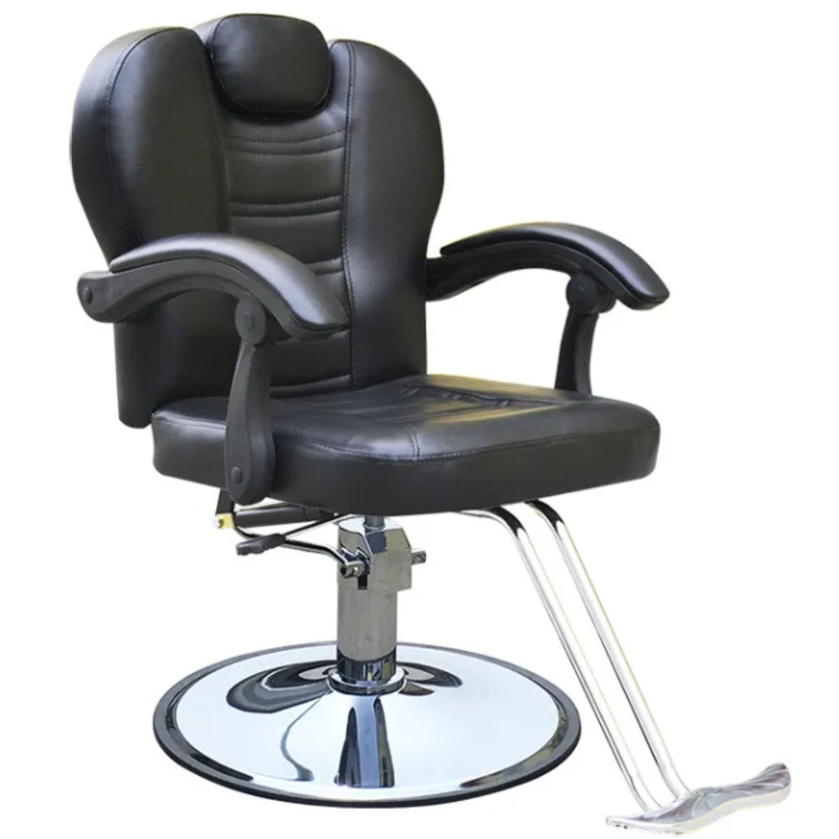 GENERICO - Sillón De Peluquería Reclinable Giratorio Ecocuero Venus