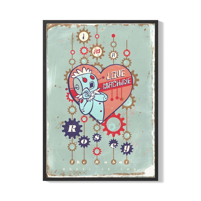 CREANGO - CUADRO POSTER LOS SUPERSONICOS ROBOTINA 33X43