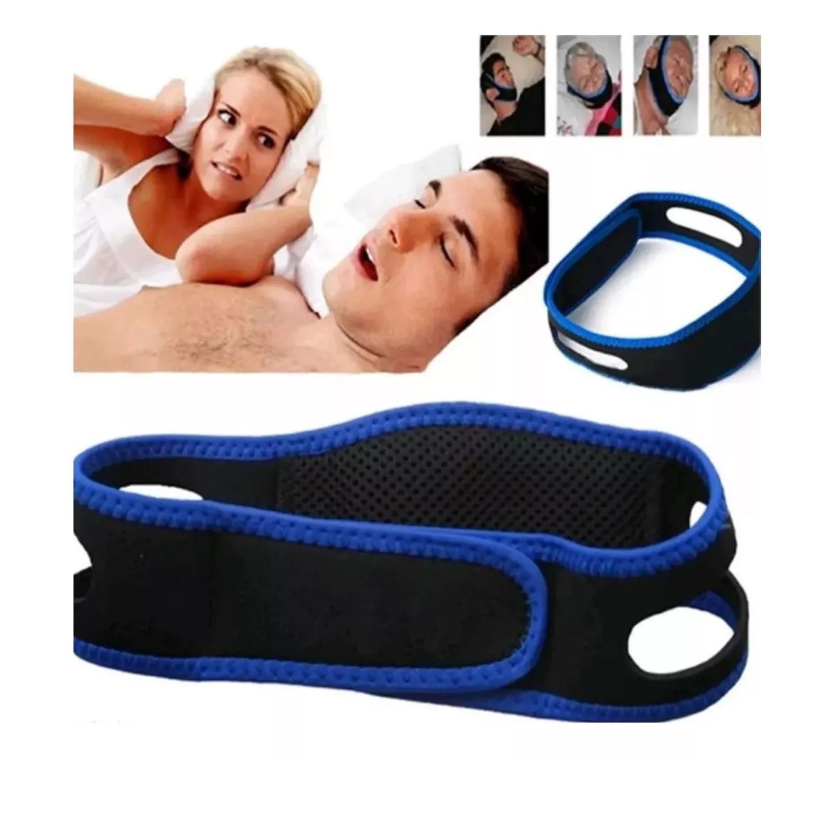 GENERICO - Banda Cinturón Anti Ronquido Unisex Antibruxismo
